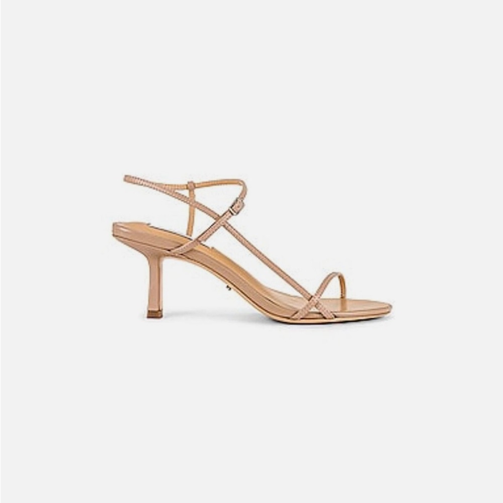 Tony Bianco leather nude bare Strappy sandals similar to the row bare sandals